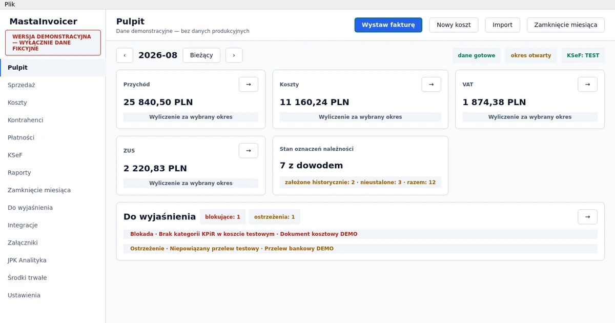 MastaInvoicer: mniej kosztów księgowości i więcej kontroli nad firmą