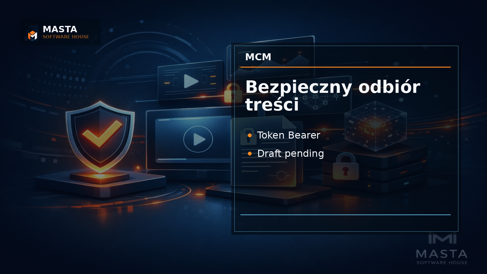 Symboliczna grafika testu odbioru treści MCM przez mastasoftware.pl